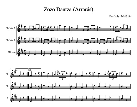 Zozo Dantza - Itai dantza