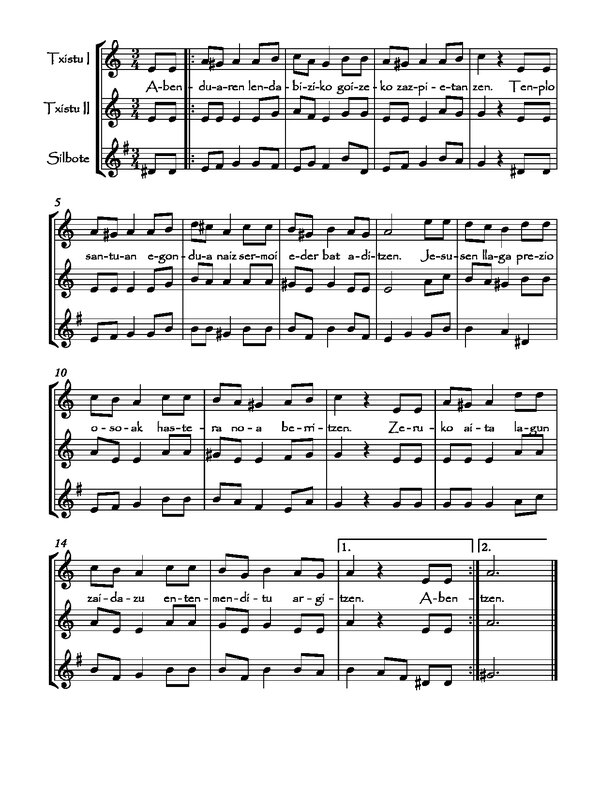 Abenduaren lendabiziko