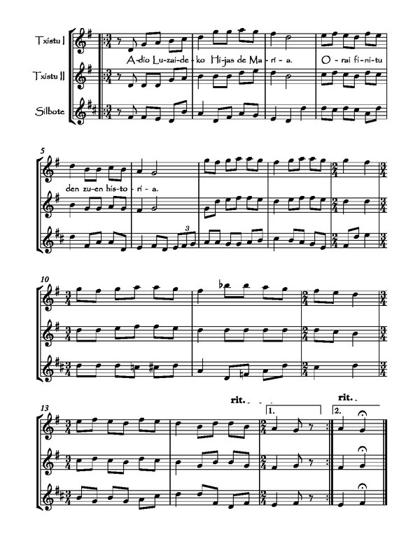 Adio Luzaideko Hijas de María