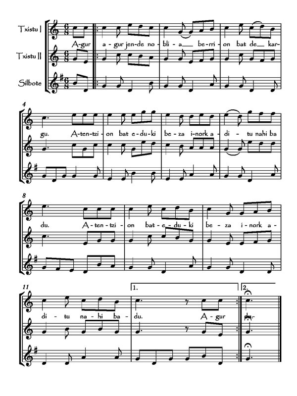 Agur agur jende noblia