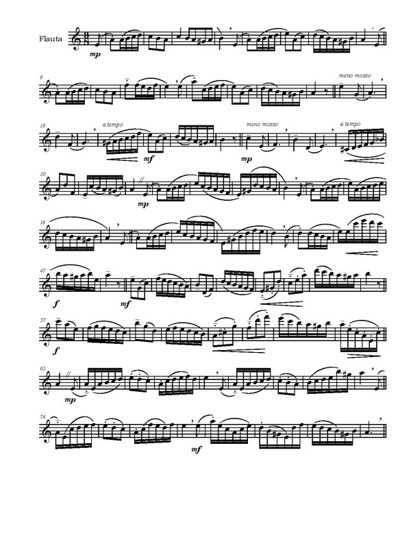 Una flauta en Belén