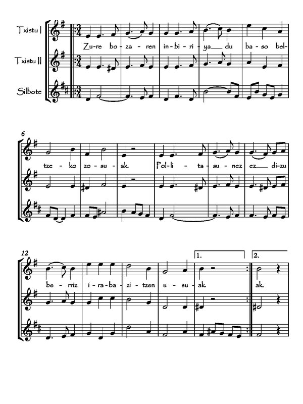 Zure bozaren inbiriya