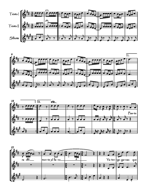 Jotas Navarras-Pastora del monte