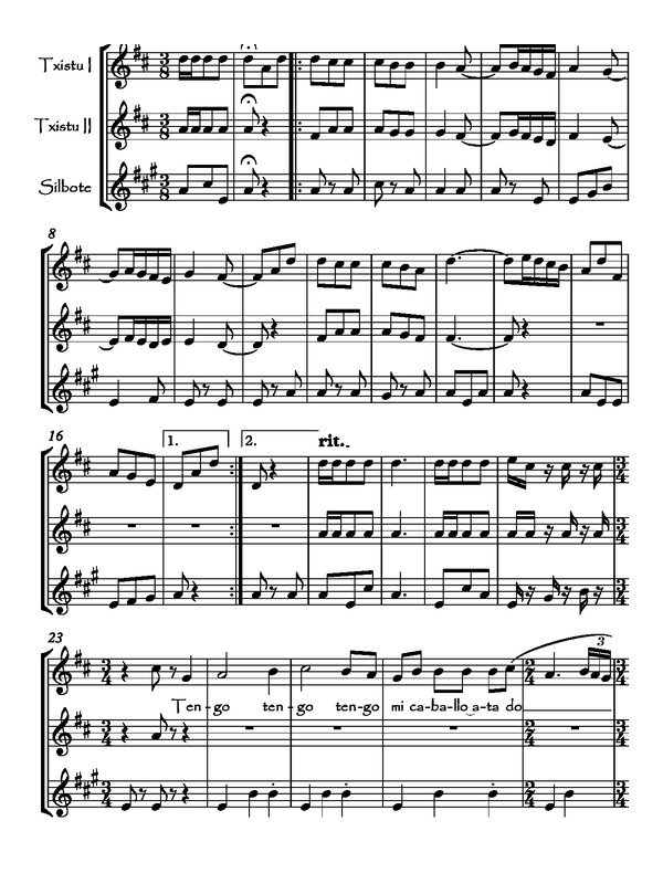 Jotas Navarras-Tengo mi caballo atado