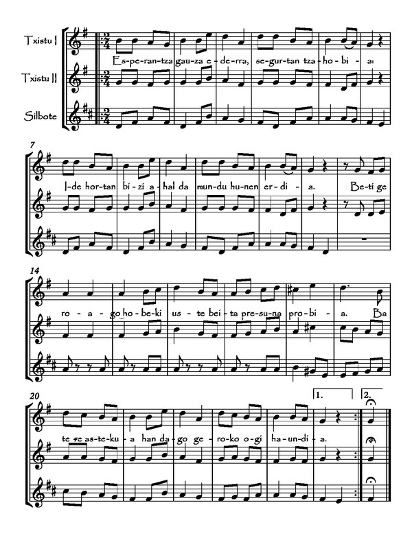 Esperantza gauza ederra