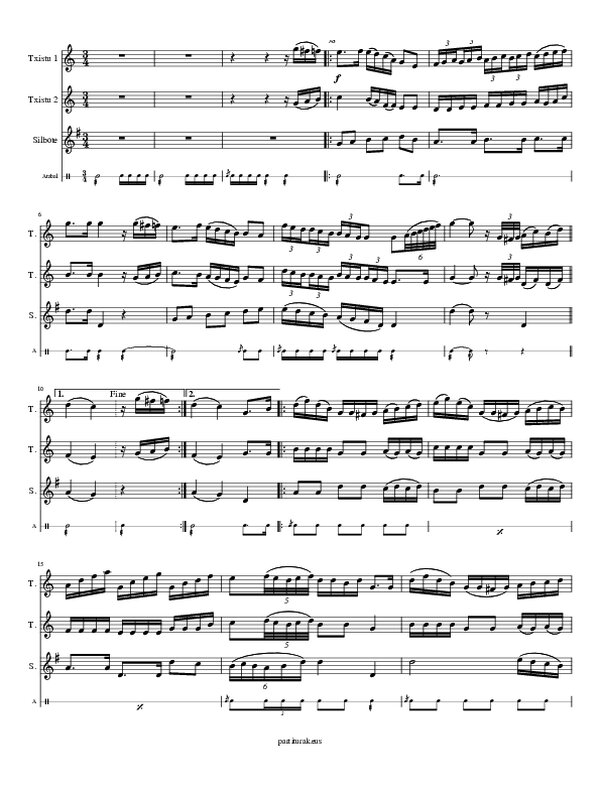 Txistu Soinua 1 - Minuet