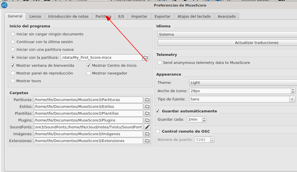 musescore preferences 1