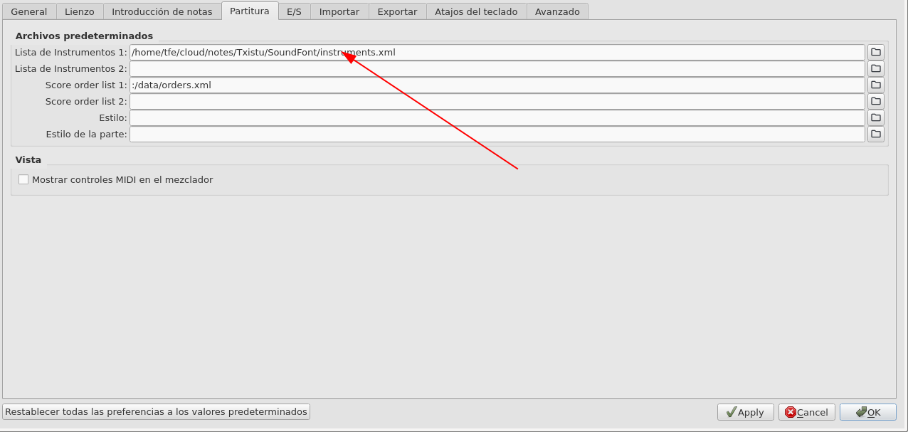 musescore preferences 1