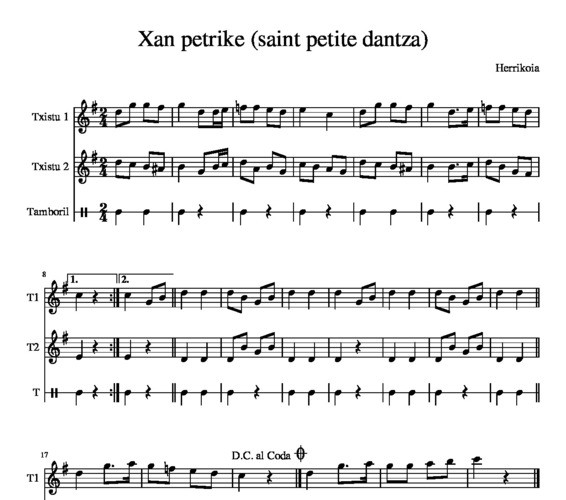 Xan Petrike - saint petite dantza