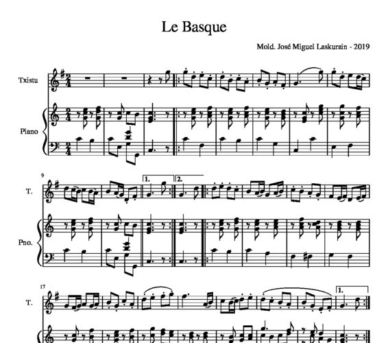 Piano partiturak partiturak.eus Partiturak.eus