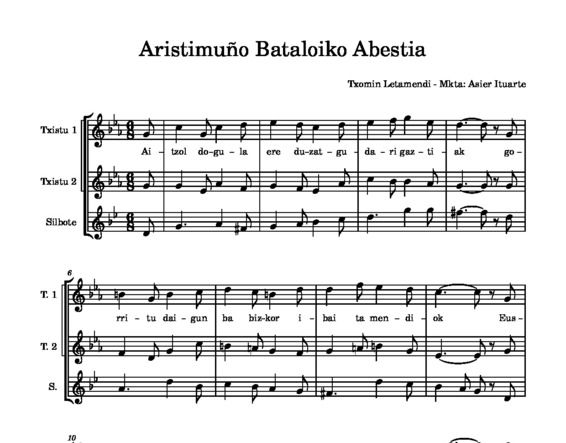 Aristimuiño Bataloiko Abestia