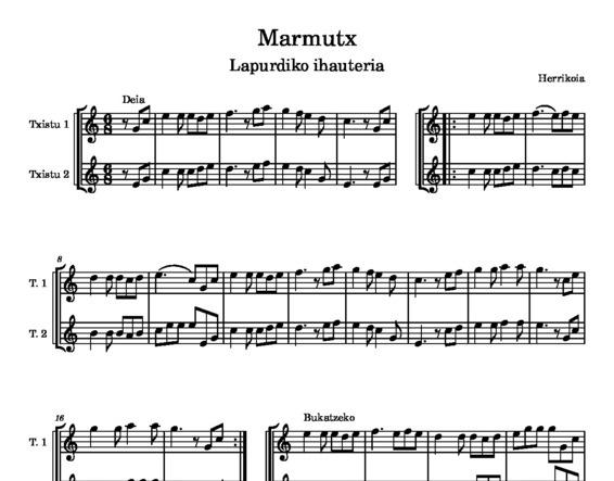 Marmutx - Saltarintxo