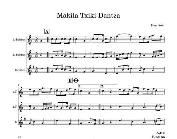 Makila Txiki Dantza