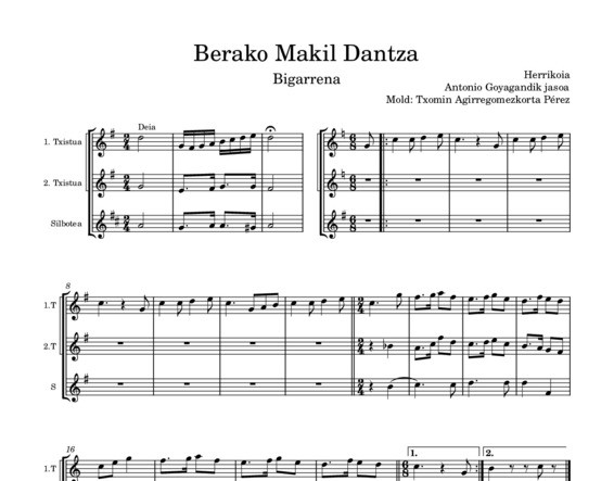 Berako Makil Dantza - 2 Bigarrena
