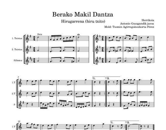 Berako Makil Dantza - 3 Hirugarrena