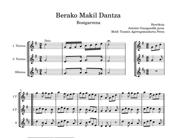 Berako Makil Dantza - 5 Bostgarrena
