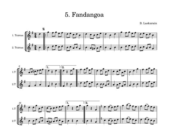 5. Fandangoa