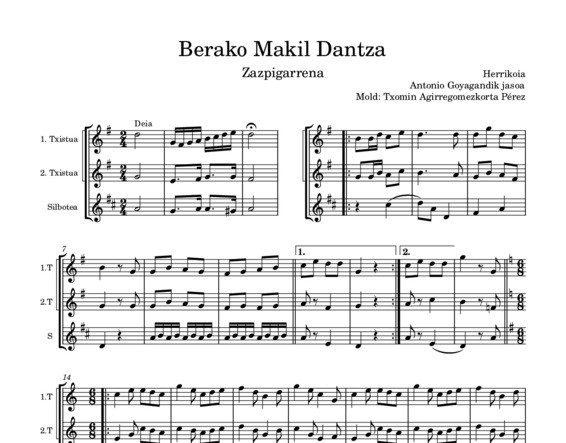 Berako Makil Dantza - 7 Zazpigarrena