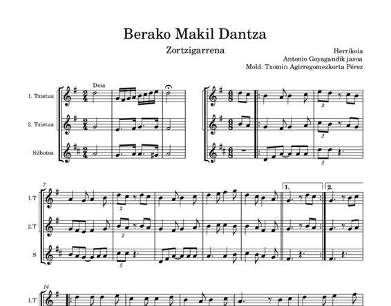 Berako Makil Dantza - 8 zortzigarrena