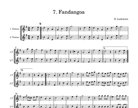7. Fandangoa
