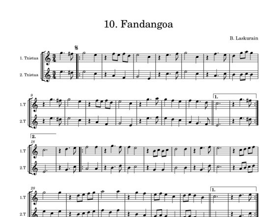 10. Fandangoa