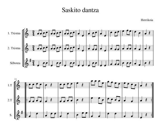 Saskito dantza