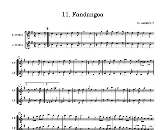 11. Fandangoa