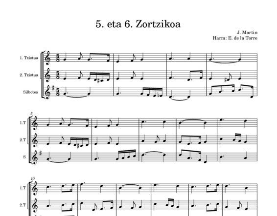 5. eta 6. zortzikoa