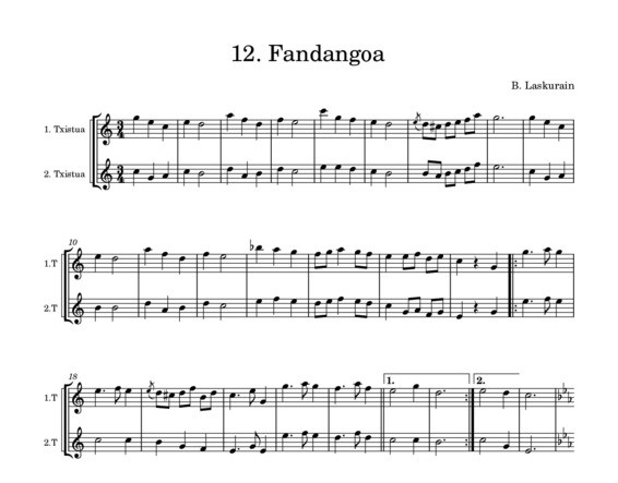 12. Fandangoa