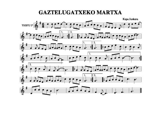 GAZTELUGATXEKO MARTXA 2ª