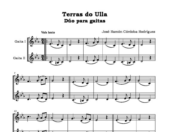 Terras do Ulla dúo gaitas