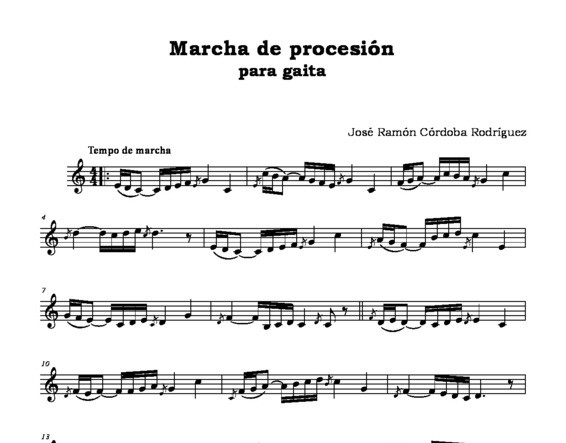 Marcha de procesión