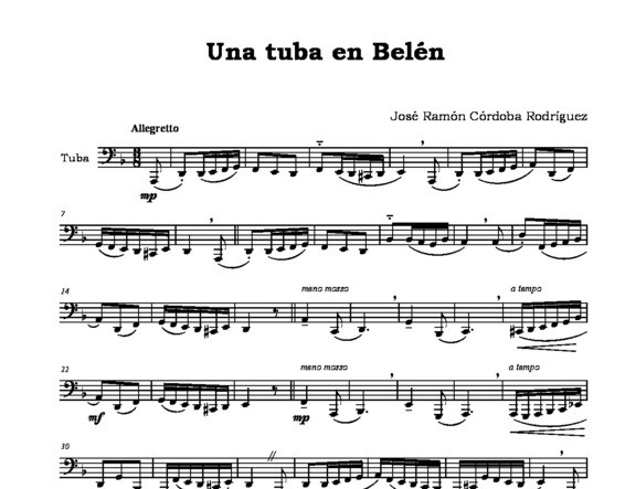 Una tuba en Belén