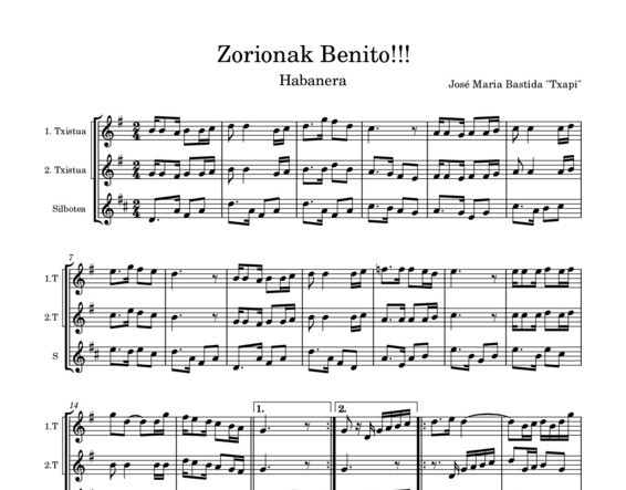 Zorionak Benito