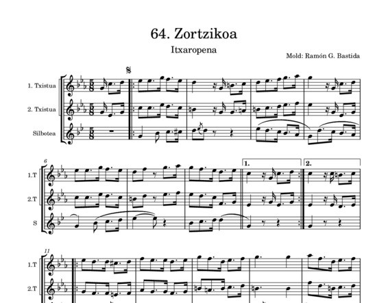 64. Zortzikoa