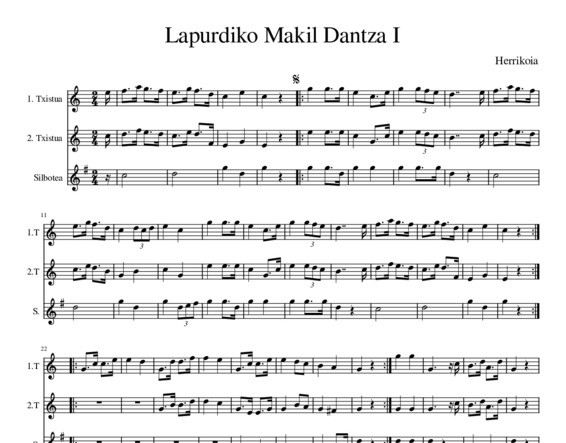 Lapurdiko Makil Dantza I