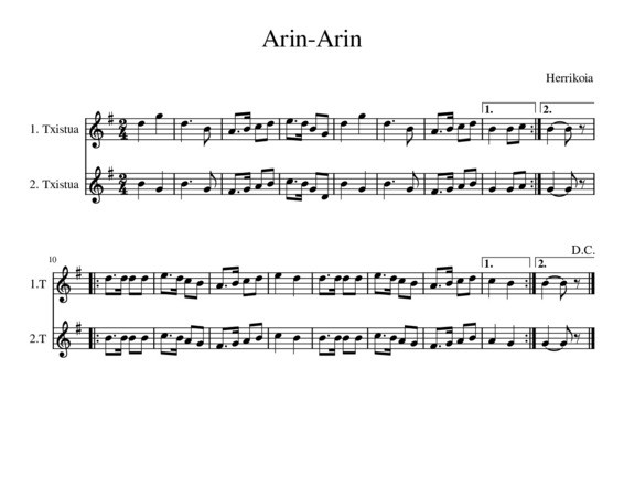 Arin-arin dantza