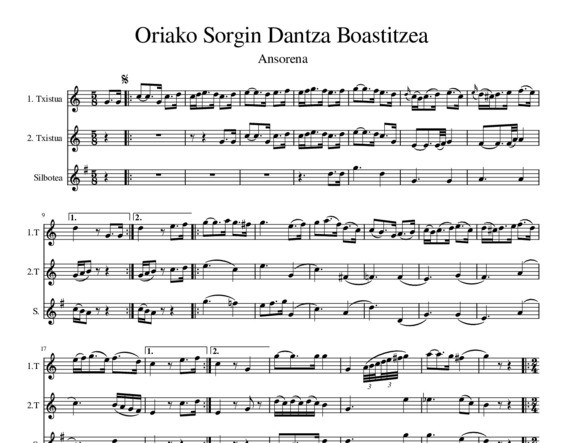 Oriako Sorgin Dantza Boastitzea