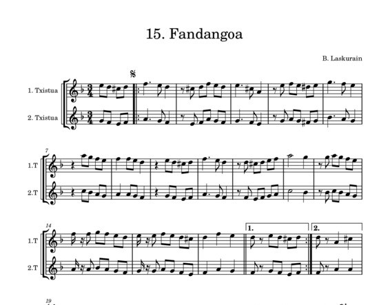 15. Fandangoa