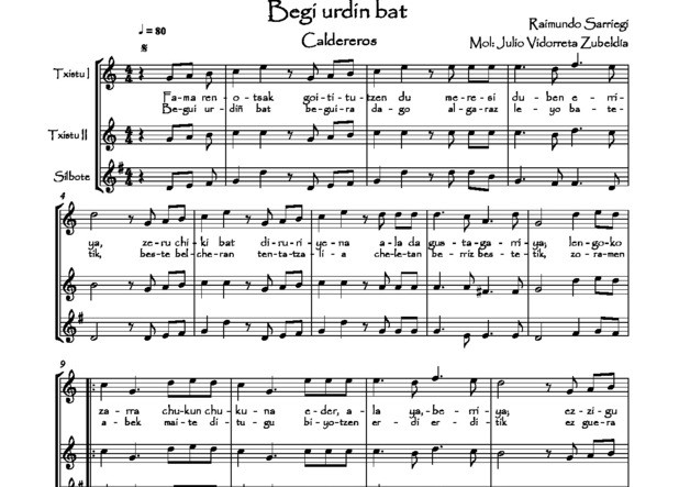 Caldereros Begi urdin bat