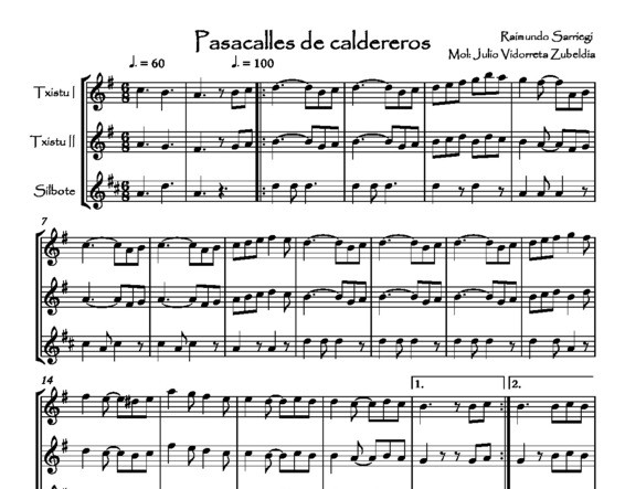 Pasacalles caldereros
