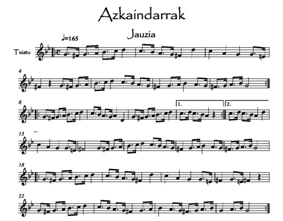 Azkaindarrak Txistu