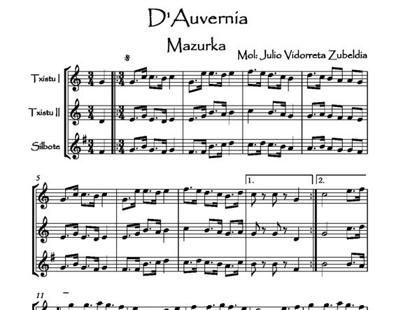 D'Auvernia mazurka